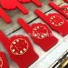 Aprobado directamente por el fabricante, Palma de esponja de EVA para repostar, Esponja compuesta impresa de doble capa, Palma impresa