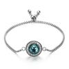Pulsera de Cristal de Joyería Simple de Acero Inoxidable Estilo Japonés y Coreano Pulsera de Moda para Dama para Novia