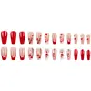 Arte de Uñas Estilo Ballet Más Vendido Transfronterizo, Uñas Color Rosa Suave en Forma de Corazón que Realzan la Elegancia, Pegatinas para Uñas con Vibras Románticas Dulces y Frescas