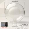 Pantalla de lámpara de vidrio transfronteriza vidrio de borosilicato alto G9 bola arena transparente a prueba de explosiones accesorios de lámpara fábrica lámpara de vidrio