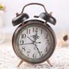 Reloj despertador retro con campana para niños, pequeño, de 3 y 4 pulgadas, con luz nocturna y función de repetición, pequeño, Y16, grande, Y17, para estudiantes