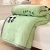 Manta de veludo de leite espessa, manta dupla face de fleece, lençol de cama de fleece de coral, manta de cochilo de peça única para dormitório estudantil
