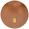 Colar Transfronteiriço Novo de Aço Inoxidável Estrela do Mar Caranguejo Zircônia Moda Feminina Versátil Estrela de Seis Pontas Cauda de Estrela do Mar Corrente para Clavícula