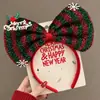 Diadema de Cabeza de Reno Navideña Linda Diadema de Disfraz Decoración de Astas para Niños Pinza para el Cabello Regalo Adorno para el Cabello de Niña Pequeña