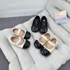 Sapatos Pequenos de Couro Coloridos e Perfumados para Crianças Novo Estilo Primavera e Outono 2025 Sapatos de Couro Versáteis de Princesa para Meninas Sapatilhas Tendência Crianças