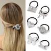 Presilhas de Cabelo Estilo Europeu e Americano, Argolas de Cabelo Minimalistas e Cool de Liga, Elásticos de Cabelo para Mulheres, Novos Acessórios de Cabelo de Alta Qualidade, Faixas de Cabelo em Estoque