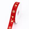 Fita de Veludo de Natal para Hot Stamping 25mm Material de Laço de Natal Acessórios para Decoração de Árvore de Natal Artesanato DIY Hot Stamping