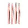 [En Stock] Pinzas de Cejas de Alta Calidad Pinzas de Precisión Pinzas de Cejas de Acero Inoxidable Herramientas de Belleza Pinzas para Pestañas 96 Pinzas