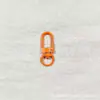 33MM em estoque Chaveiro Cor de Tinta Metálica Fivela de Cachorro Liga de Zinco Fivela de Camarão 8 Fivelas Tinta Fivela Pequena em Forma de U Porta Pequena