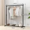 Simples Secador de Roupas de Chão Dobrável Quarto Único Pólo Interior Secador de Roupas Varanda Cabide Doméstico