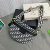 Bolsa de Peito Estilo Coreano Nova Primavera/Verão 2026 Bolsa Transversal Bordada Tendência Bolsa de Cintura Bolsa de Ombro Elegante Bolsa Feminina Lona 3D