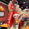 Nuevo Colgante Llavero de Papá Noel, Árbol de Navidad, Muñeco de Nieve, Decoración para Coche, Regalo Creativo para Niños, Artículos para Puesto