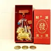 Año de la Oveja Llavero Dorado Rico Colgante para Bolso Colgante para Teléfono Set de Caja de Regalo Regalo de Negocios Recuerdo Al Por Mayor