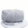 Hilo de Lana Islandesa Extra Grueso para Mantas Hechas a Mano, Camas para Gatos, Cojines, Almohadas, Contornos de Cama DIY y Tiras de Tela Súper Gruesas
