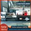 Torno Padrão de Fábrica de Alta Qualidade CA6150X3000 Torno Padrão 6150 3m Diâmetro do Furo da Ponta 80/105