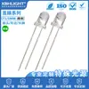 F5/5MM cabeza redonda borde transparente LED monocromático de inserción directa diodo emisor de luz led de pata larga pata corta