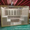 Cuarto de Sudoración, Caja de Fumigación para Sudar, Cuarto de Vapor Seco y Ondas de Luz de Venta Directa, Estufa de Sauna, Cuarto de Sauna de Vapor Húmedo para Todo el Cuerpo