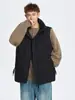 Chaleco de Algodón con Cuello Alto en Capas Chaqueta de Otoño e Invierno para Hombre 2025 Nueva Ropa Exterior Chaleco Espesado para Niño