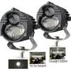 Faro de Calabaza para Motocicleta Foco LED de Alta Potencia Bicolor Foco Externo Lejos y Cerca Vehículo Todoterreno Modificado Luz de Motocicleta