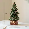 Artesanato de resina de Natal, Presentes de Natal, Caixa de música de árvore de Natal em resina, Enfeites de mesa, Itens decorativos
