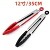 Pinza de Comida de Silicona 9 pulgadas 12 pulgadas Pinza para Comida Pinza para Pan Resistente a Altas Temperaturas Pinza para Barbacoa al Aire Libre Pinza Multifuncional para Barbacoa de Bistec