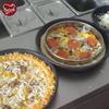 Anel para cobertura de pizza de 6/7/8/9/10/12 polegadas Espargidor de cobertura para bolo Rede para pizza Anel para assadeira