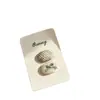 Pinza para el pelo de tela a cuadros con lazo para niños, accesorio para el pelo de niñas, pinza para el pelo de bebé que no daña el pelo, superventas transfronterizo