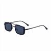 Gafas de sol cuadradas de nuevo estilo para hombre, Versátil estilo Steampunk, Metal Retro, Gafas de sol de alta gama con protección solar para hombre, Transfronterizo