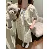Produto Quente de Venda Cruzada Novo para o Verão de 2026, Camisola de Manga Curta em Tecido de Alta Qualidade, Pijama Feminino, Vestido Princesa Feminino, Casual e Pode Ser Usado Fora