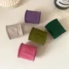 Elástico de cabelo com máscara facial de aba larga na cor de doce para mulheres, elástico para rabo de cavalo alto, acessório de cabelo de elástico durável e simples