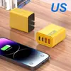 Nuevo cargador de teléfono móvil inteligente de múltiples puertos dual PD dual USB transfronterizo 12W cabezal de carga de viaje al por mayor transfronterizo