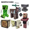 Decoração de Bolo Minecraft Enfeites Tema Aniversário Menino Brinquedos de Montar Blocos de Construção DIY Decoração Tema Jogo