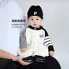 Ropa para Bebé Recién Nacido, Suéteres Tejidos de una Pieza para Primavera y Otoño, Ropa de Otoño para Bebé a la Moda para Salir, Ropa para Gatear de Manga Larga Estilo Coreano