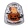 Aliexpress Broche Creativo Lindo de Gato Pato Transfronterizo Personalizado Dibujos Animados Calabaza de Halloween Accesorios Insignia Combinación