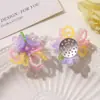 Flores Frescas de Principios de Verano Cuentas de Arroz Racimos de Flores Tejido Hecho a Mano DIY Accesorios para el Cabello con Cuentas Dulces Lindos Accesorios para el Cabello Pendientes Accesorios
