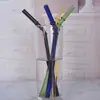 Copo de vidro resistente ao calor cor palito palito de arte criativa palito de cotovelo de bambu de borossilicato alto cor palito