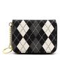 Nuevo Monedero con Cremallera de Diamantes Gran Capacidad Portatarjetas Multifuncional Cartera de Alta Gama para Mujer Versión Coreana Portatarjetas Antidesmagnetización