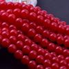 Nuevas cuentas de porcelana esmaltada de vidrio de color natural de 10 mm, cuentas redondas que no se decoloran, material hecho a mano, pulsera de cuentas, collar, accesorios, lote