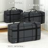Bolsa de almacenamiento de ropa y edredones de gran capacidad, hecha de material compuesto engrosado, impermeable, grande, portátil y resistente al desgaste.