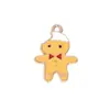 Nuevo Aleación de Navidad Gota de Aceite DIY Accesorios para Joyería Papá Noel Campana Bastón Pulsera Pendientes Colgante Colgante
