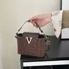 Bolsa de Mão Tendência Transfronteiriça 2026 Nova Simples em Forma de V para Mulheres, Bolsa Versátil Fashion para Mulheres do Instagram, Bolsa de Ombro Único Transversal