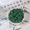 Novo estilo chinês imitação de jade esmalte acácia fivela paz fivela diy colar de cordão de mão wen jogar buda brincos de grânulo hairpin material