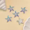 Nuevo Dibujo Animado DIY Animales Marinos Estrella de Mar Concha Accesorios de Resina Pegamento de Crema Funda para Teléfono Móvil Imán de Refrigerador Decoración