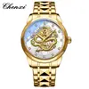 Reloj de pulsera CHENXI/Chenxi Marca Dragón Dorado Reloj para hombre transfronterizo venta al por mayor reloj de cuarzo impermeable calendario reloj para hombre