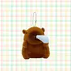 Colgante de Peluche Capibara Muñeca Capibara Juguete de Muñeca Puesto de Juguetes Regalo de Cumpleaños Muñeca Festiva Lote de Peluches
