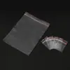 Saco Plástico Personalizado Borda Vermelha Transparente Selagem Embalagem Plástica Saco de Selagem Boca de Osso de Pe Saco Ziplock