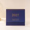 Novo Calendário 2027 Simples e Fresco Ornamento de Mesa Criativo Planejador Versão em Inglês Calendário