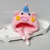 Sombreros de Ganchillo Hechos a Mano, Muñecos de Verduras, Sombreros de Oso Autocríticos, Accesorios Suaves de Peluche Hechos a Mano para Disfrazarse, Accesorios para Muñecas