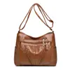 Bolsa Tote Nova de Grande Capacidade Primavera 2026 Minimalista Retro Moda Bolsa de Ombro Único Sob o Braço Bolsa Simples Casual para o Dia a Dia