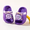 Pantuflas para Niños Niños, Nuevo Estilo de Verano, Ligeras, Antideslizantes, Adecuadas para Bebés y Niños Pequeños, para Interiores Baño, Resistentes al Desgaste, Zuecos de Bebé de Suela Suave